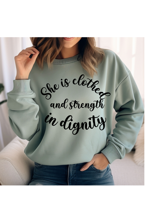 Clothed in dignity and strength, Christian Clothing, Religious Apparel
