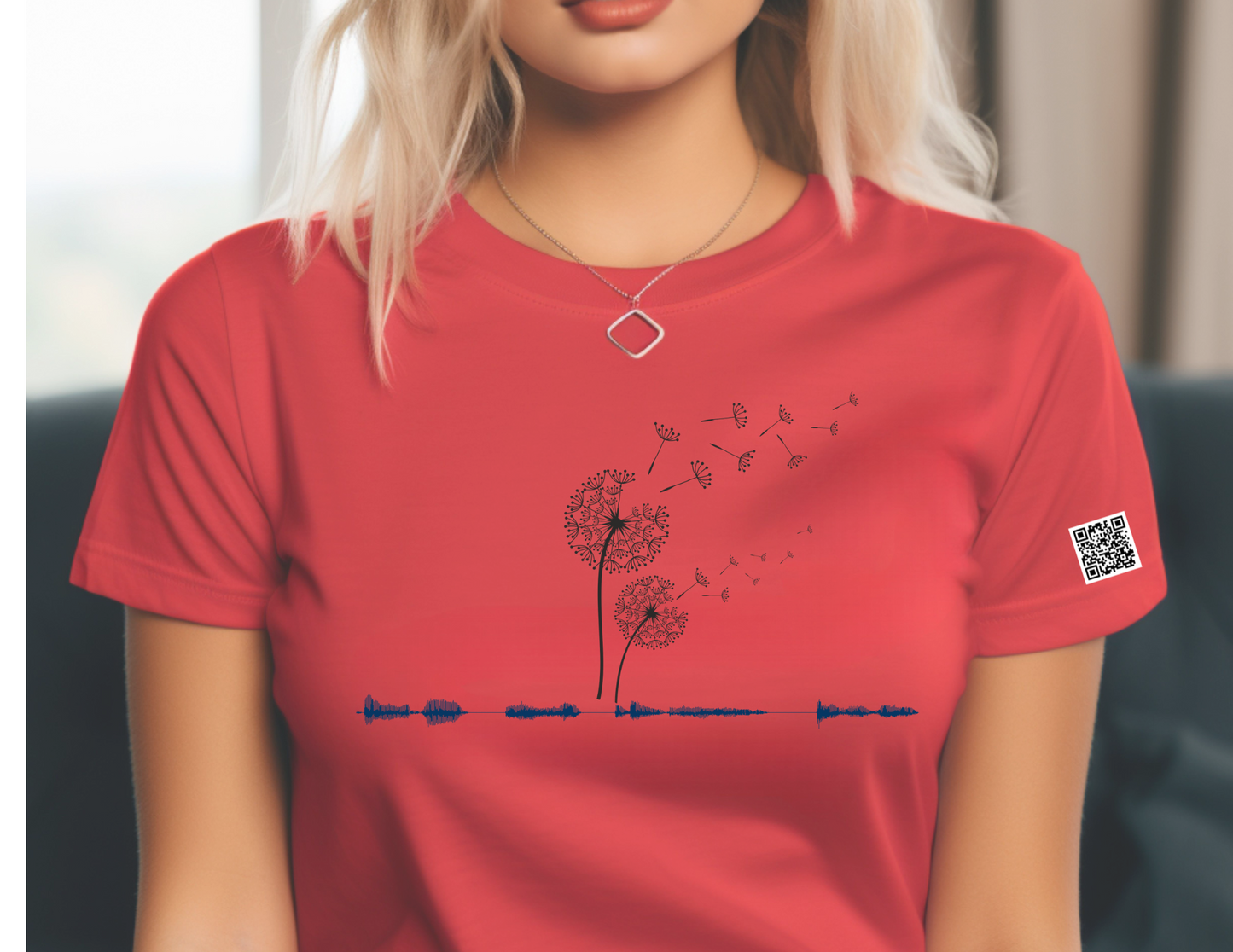 Personalized T-shirt, Soundwave art, Keepsake, Gift for new mother