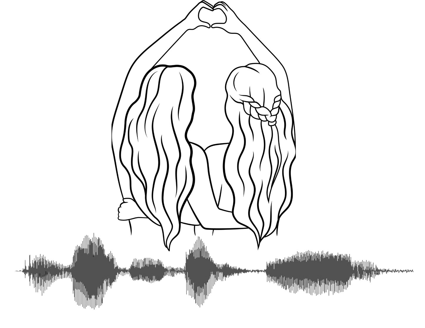 Sound wave Shirt, Voicemail Art, Song snippet Shirt, Custom Gift