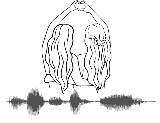 Sound wave Shirt, Voicemail Art, Song snippet Shirt, Custom Gift