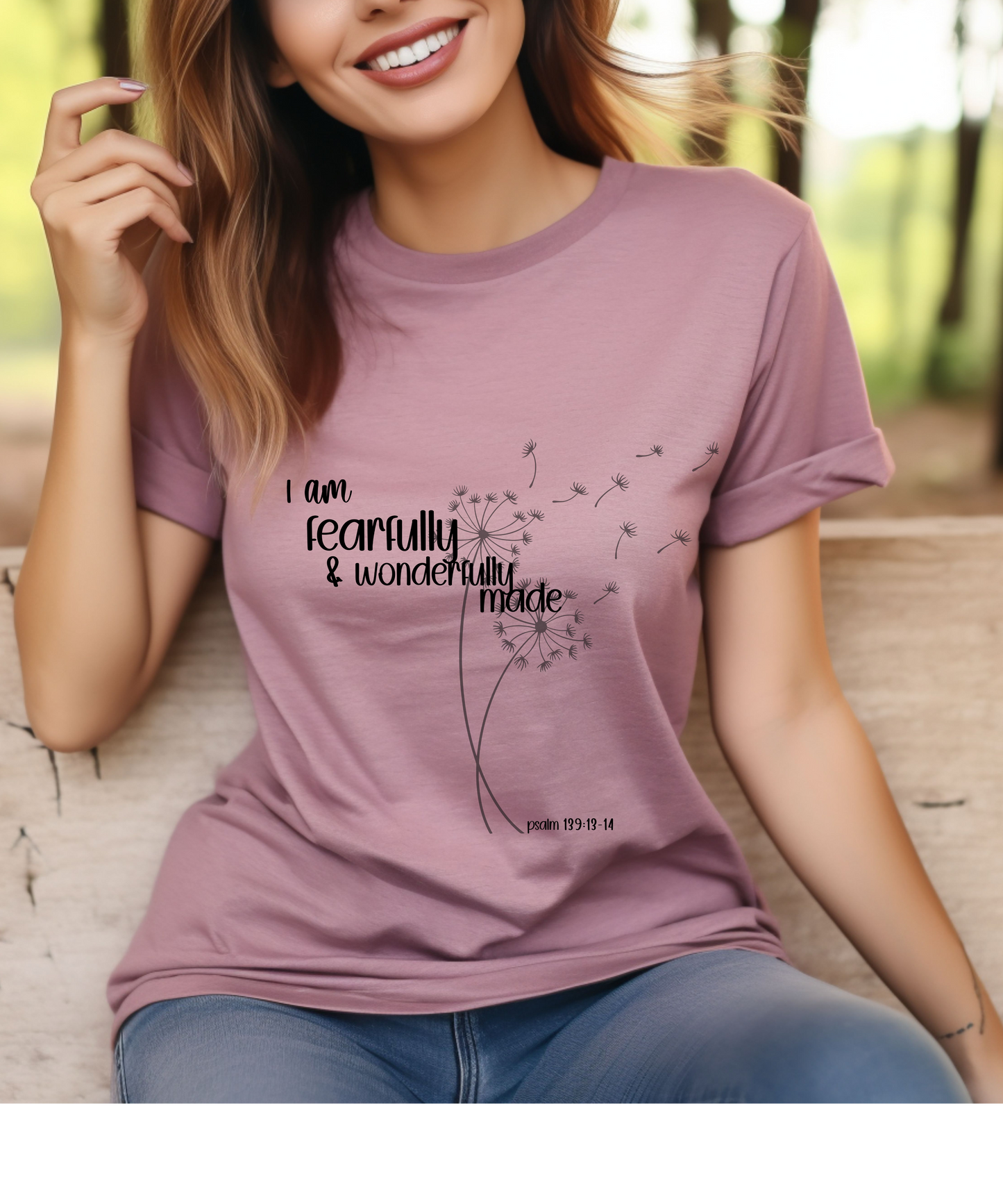 Fearfully made T-Shirt, Christian clothing, Religious apparel
