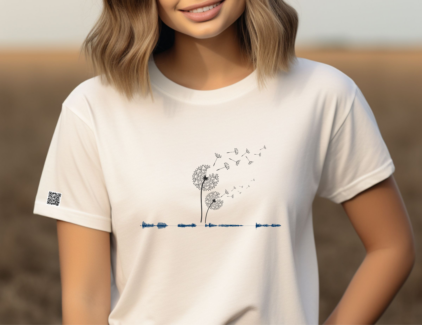 Personalized T-shirt, Soundwave art, Keepsake, Gift for new mother