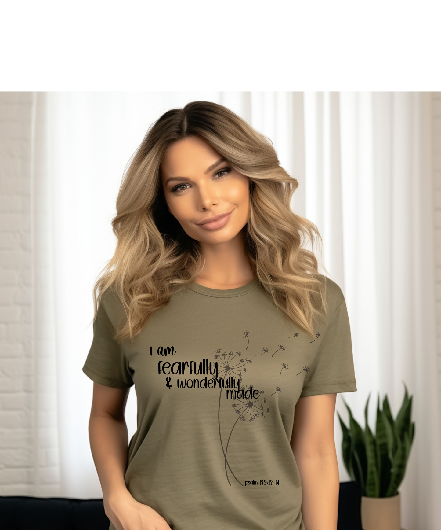 Fearfully made T-Shirt, Christian clothing, Religious apparel