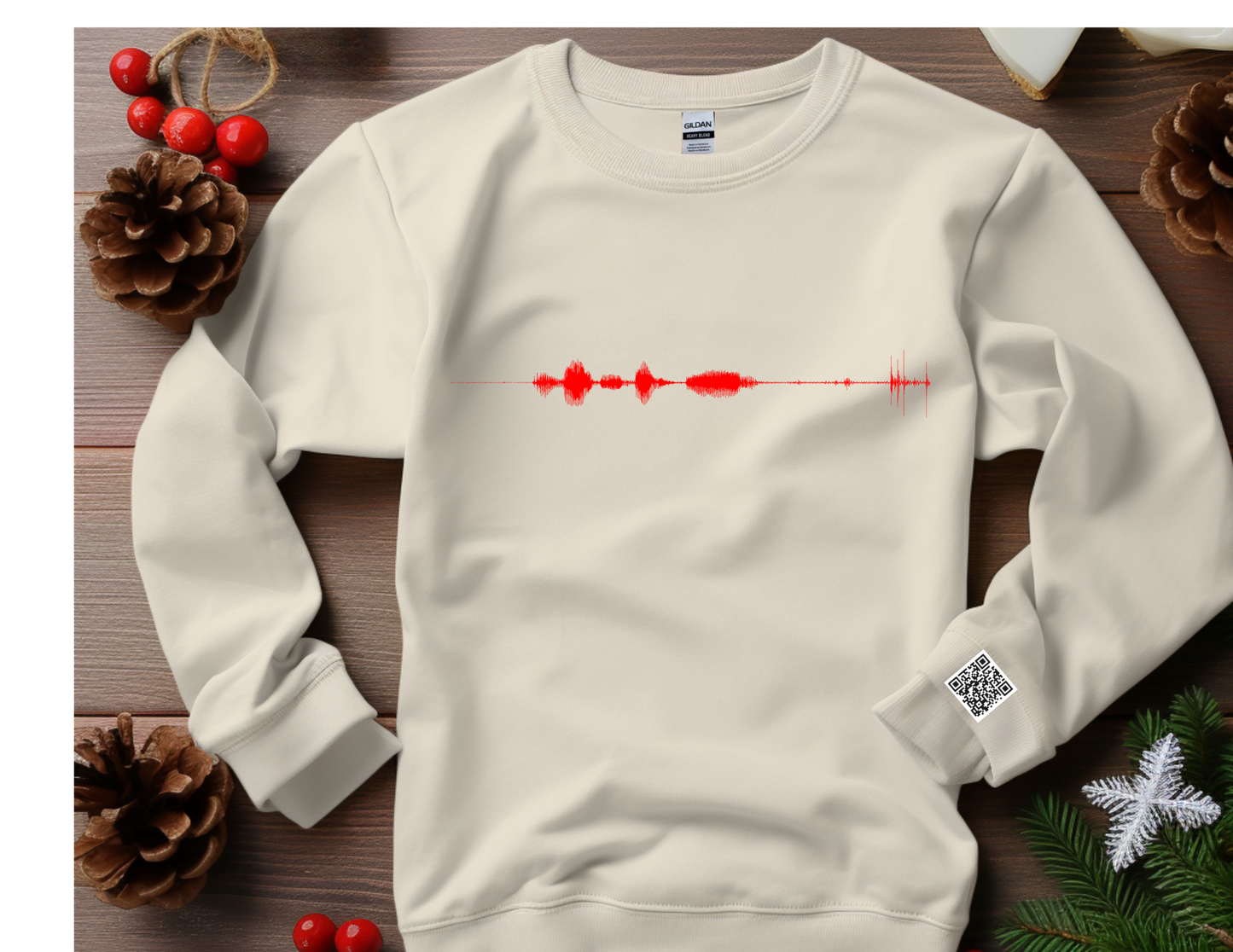 Sound wave Shirt, Voicemail Art, Song snippet Shirt, Custom Gift