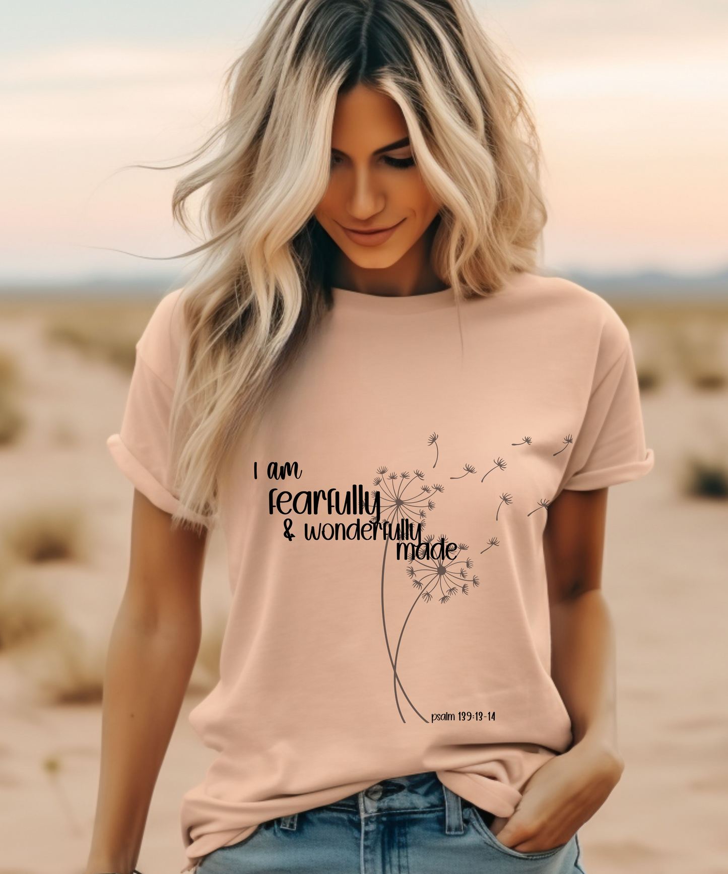 Fearfully made T-Shirt, Christian clothing, Religious apparel