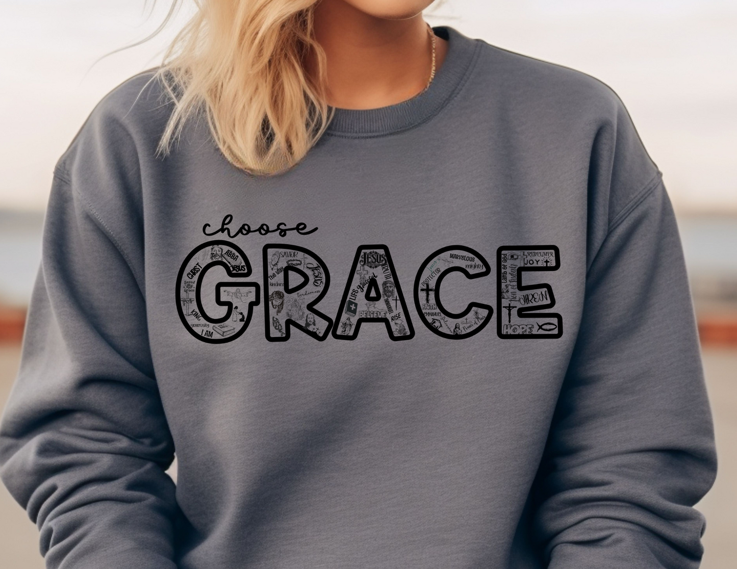 Gift for Her, Grace Shirt, Religious Sweatshirt, Coffee mug,