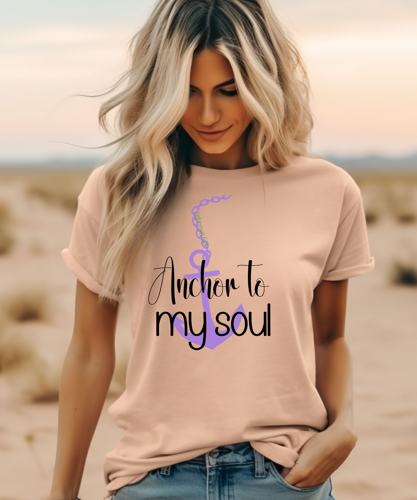 Anchor to My Soul T-shirt, Christian clothing, Religious apparel