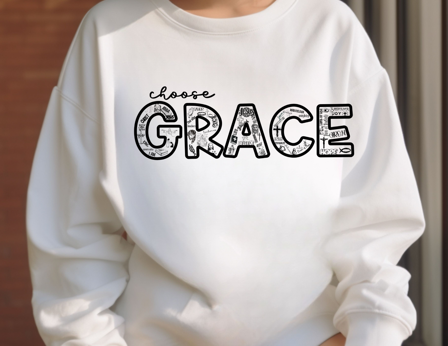 Gift for Her, Grace Shirt, Religious Sweatshirt, Coffee mug,