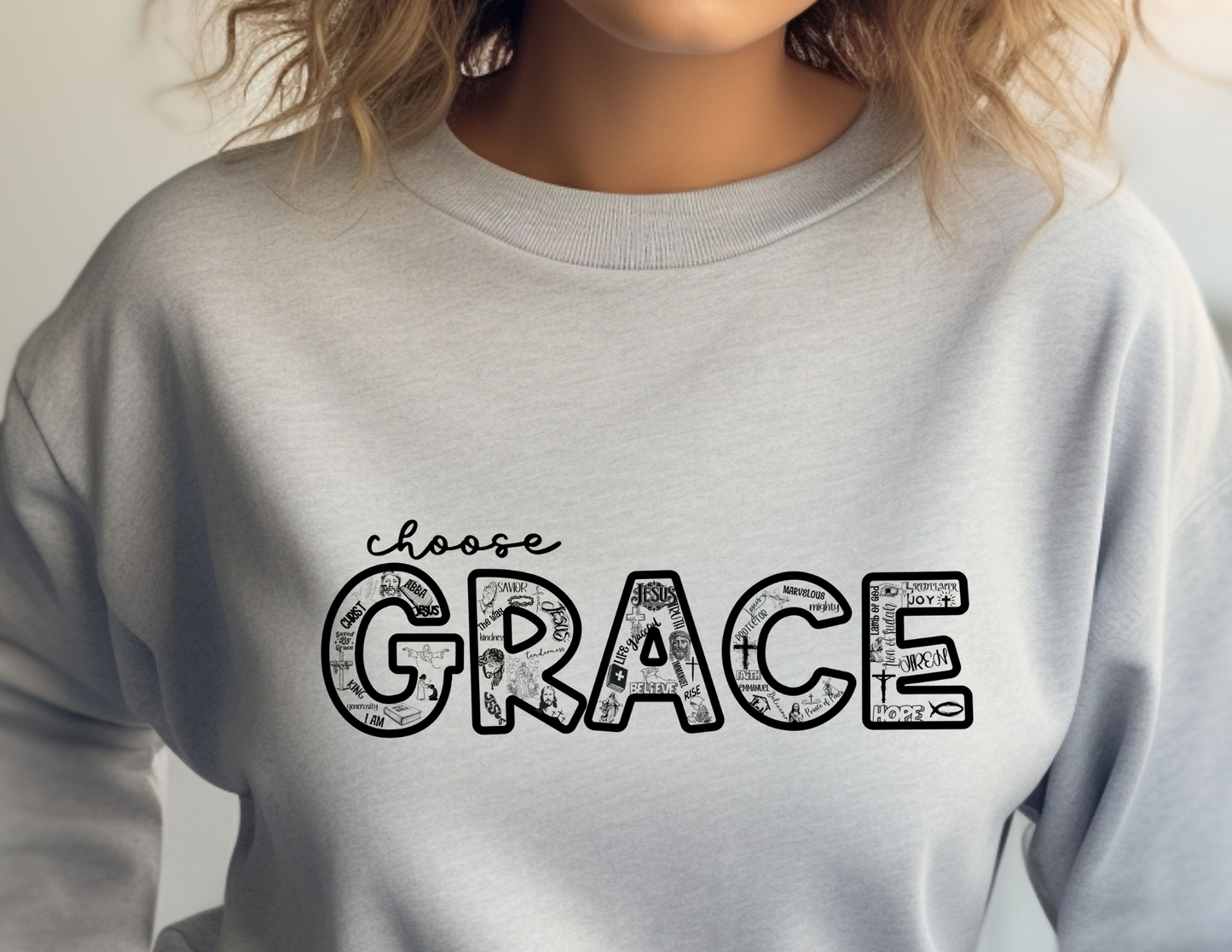 Gift for Her, Grace Shirt, Religious Sweatshirt, Coffee mug,